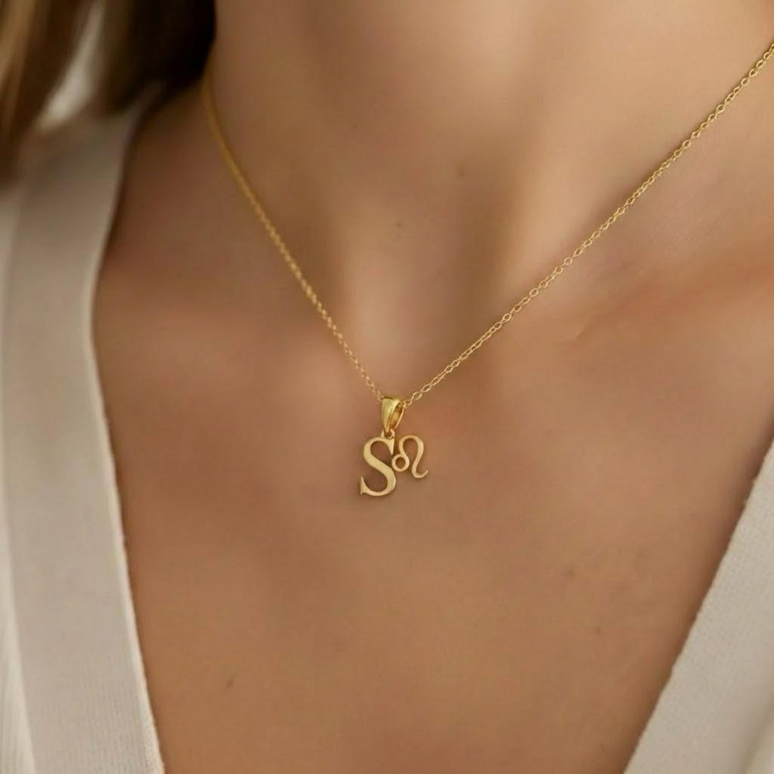 Harf Charm Burç Kolye- 925 GÜMÜŞ