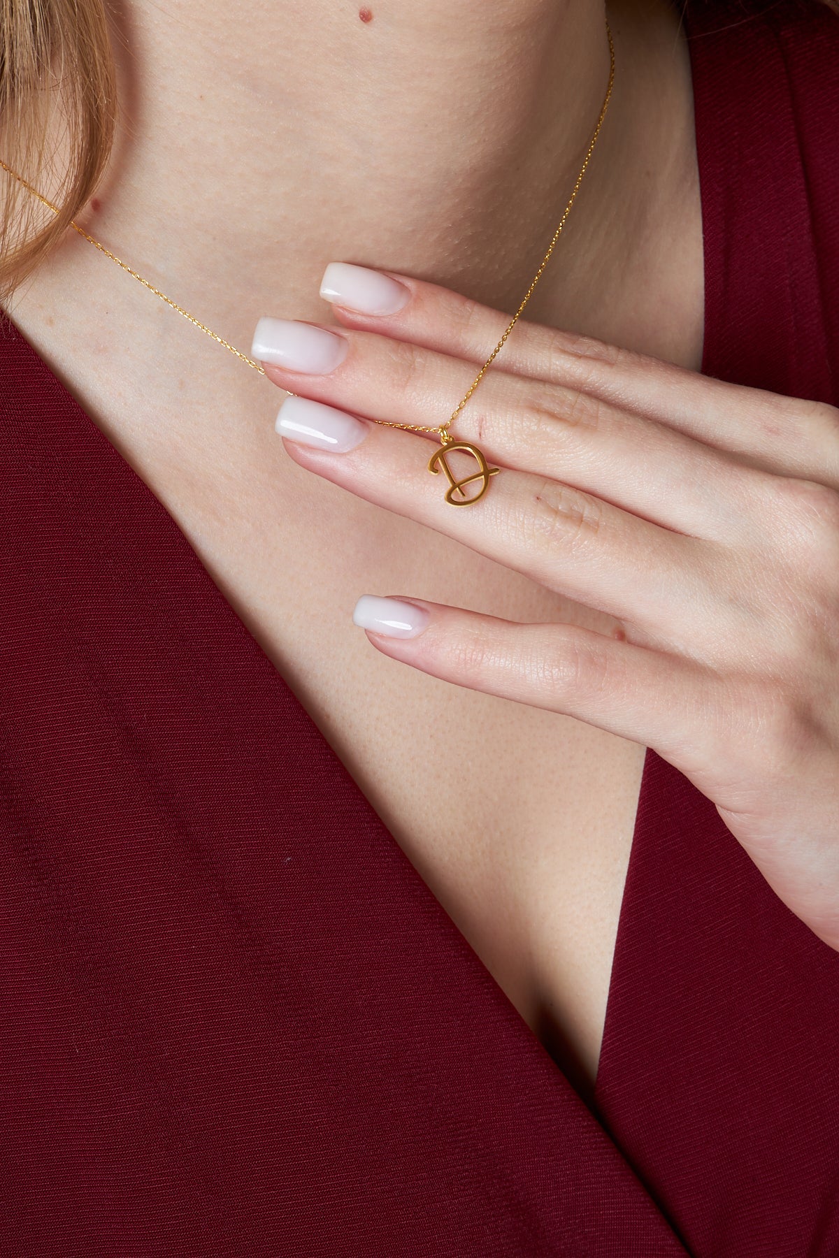 Baş Harfli Kolye - 925 GÜMÜŞ