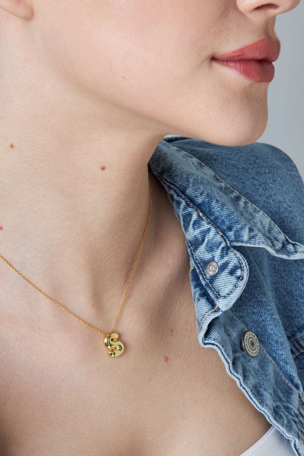 Balon Harf Kolye - 925 GÜMÜŞ