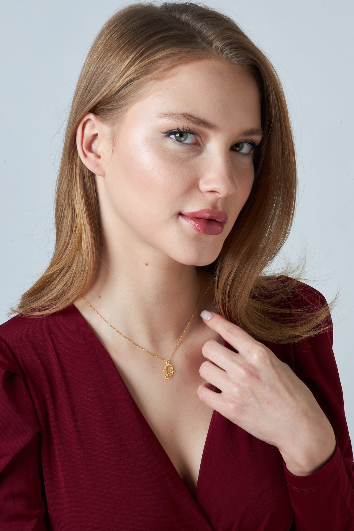 Baş Harfli Kolye - 925 GÜMÜŞ