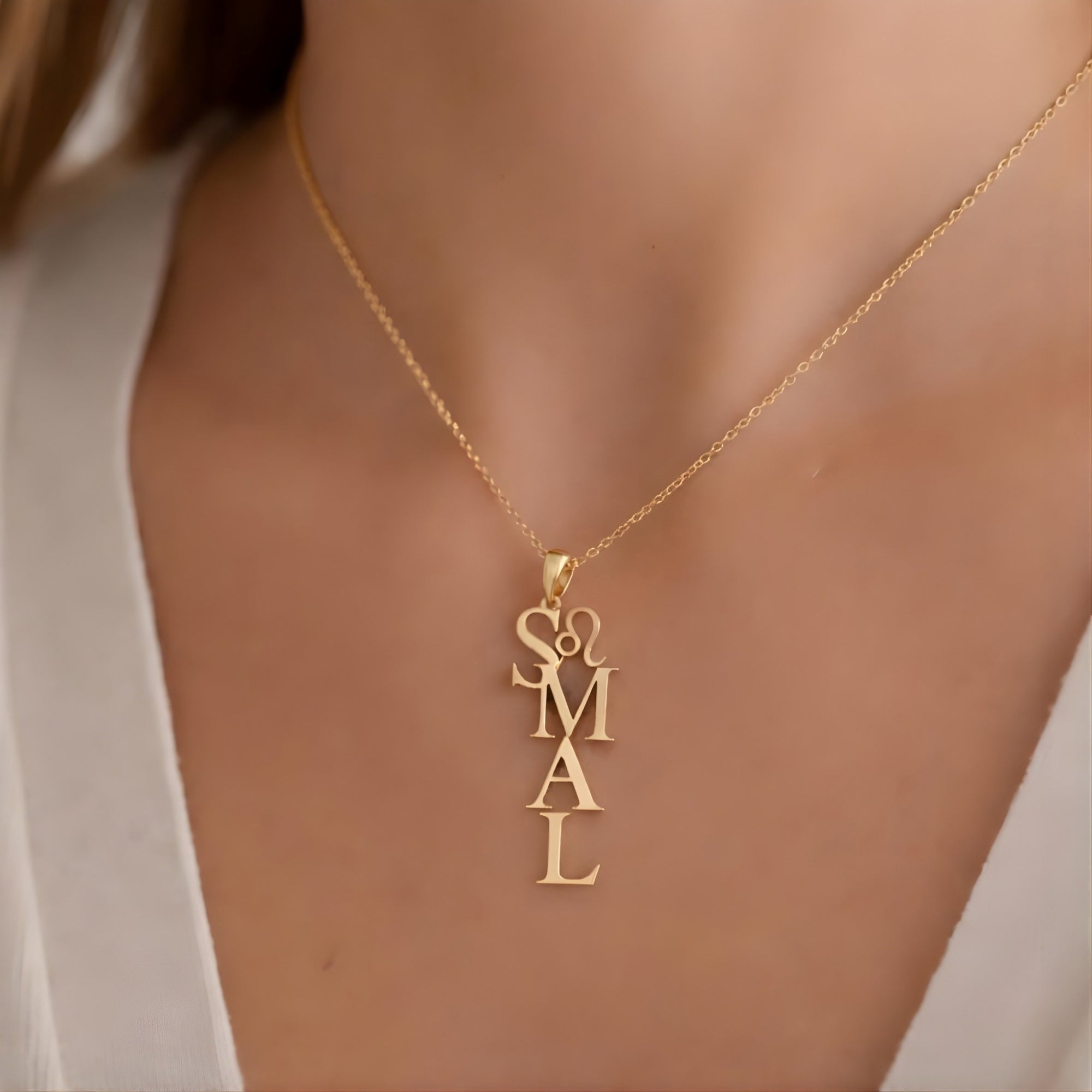 İsimli Charm Burç Kolye- 925 GÜMÜŞ