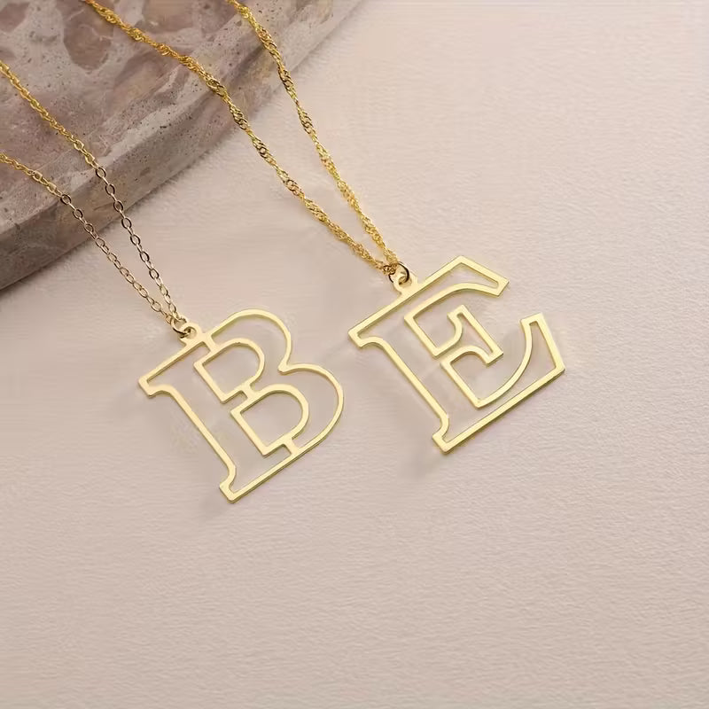 Büyük Harf Kolye | 925 Gümüş