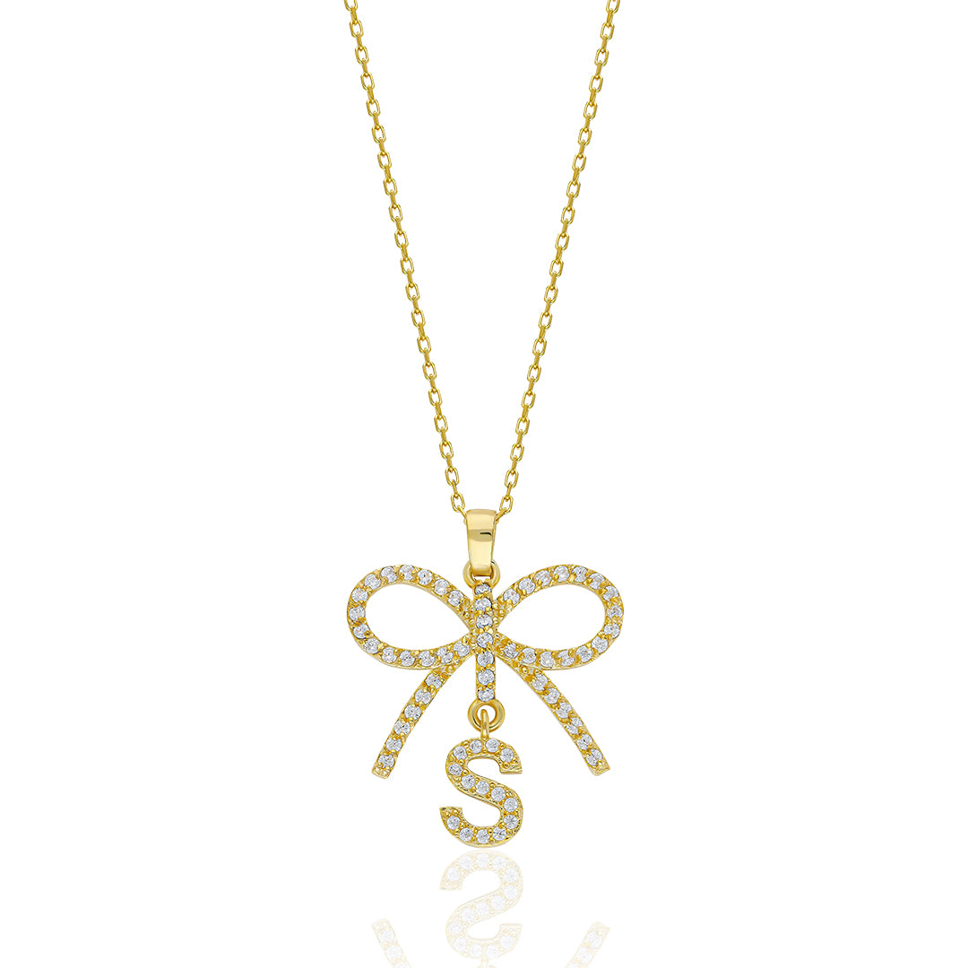 Fiyonk Harfli Kolye - 925 GÜMÜŞ