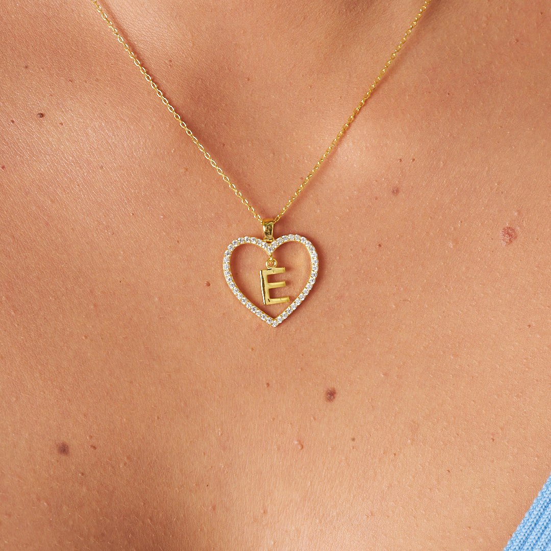 Harfli Şık Kolye - 925 GÜMÜŞ