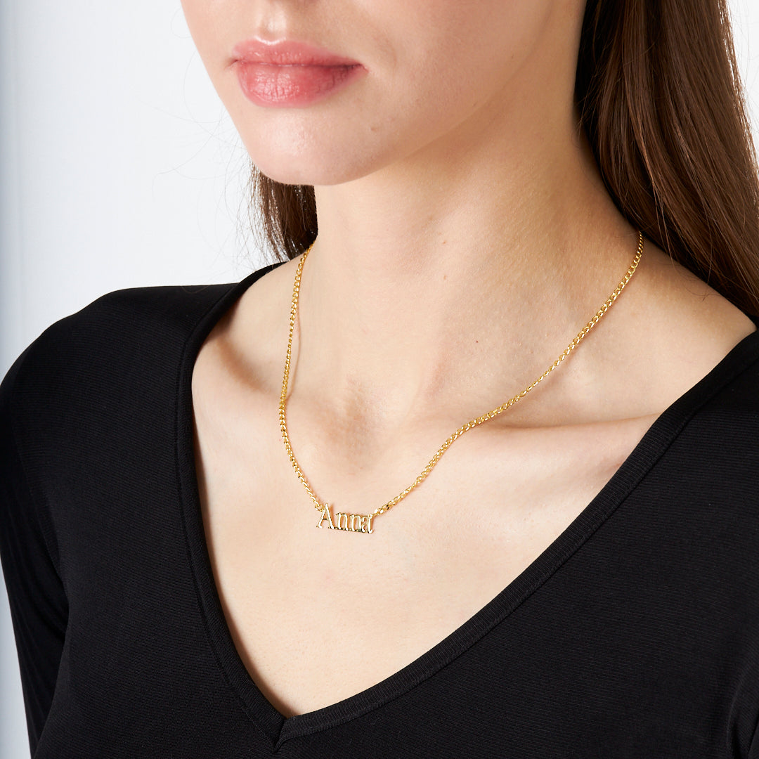 Yansıma İsimli Kolye - 925 GÜMÜŞ