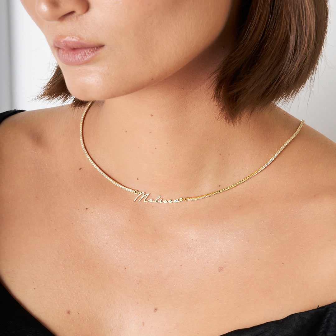 Su Yolu Zinciri İsimli Kolye - 925 GÜMÜŞ