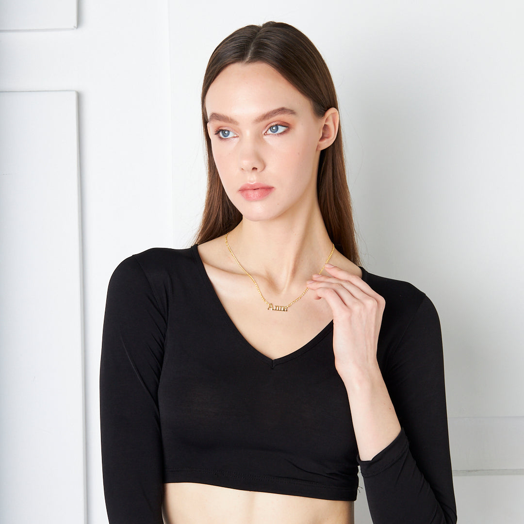 Yansıma İsimli Kolye - 925 GÜMÜŞ