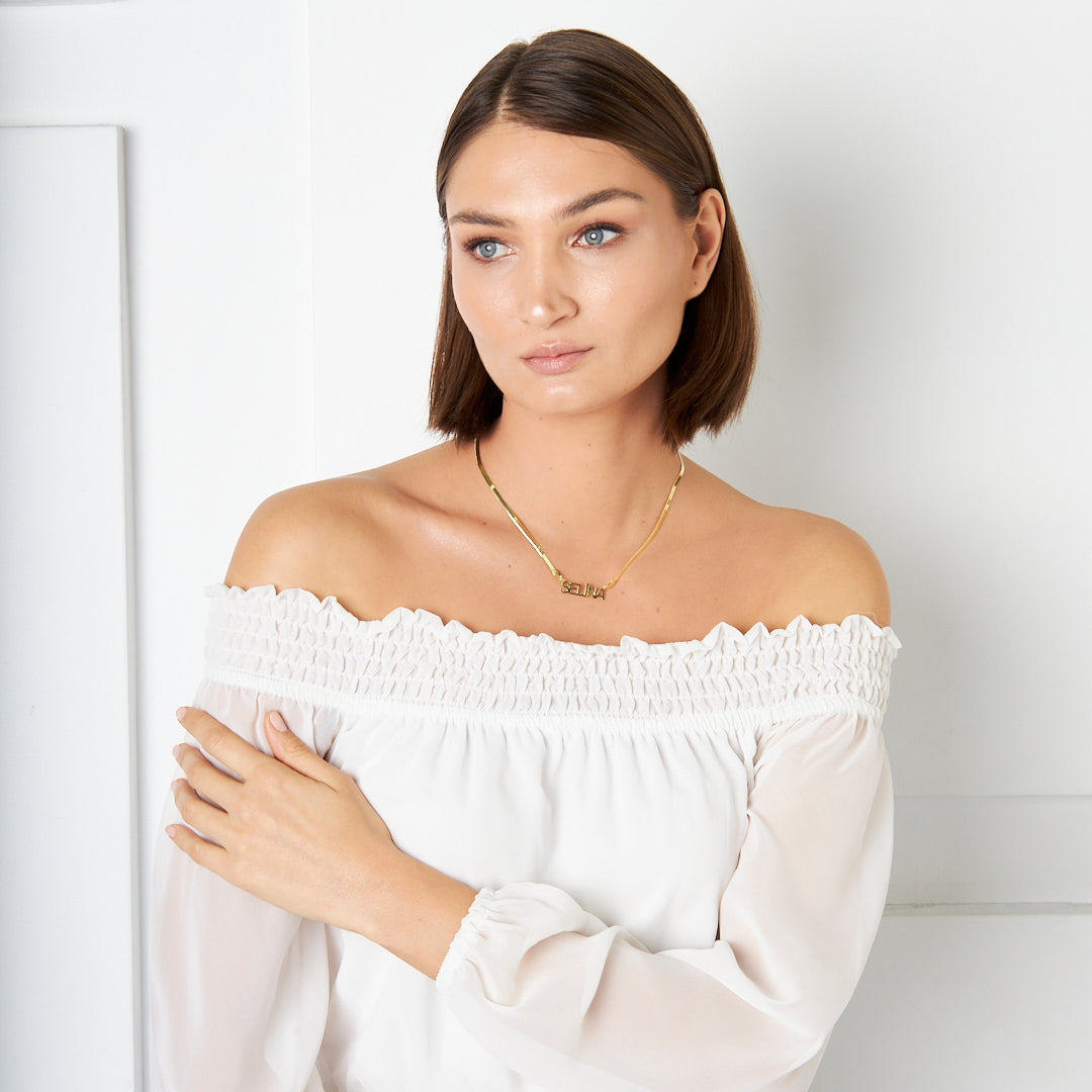 Yılanlı Zincir İsimli Kolye - 925 GÜMÜŞ