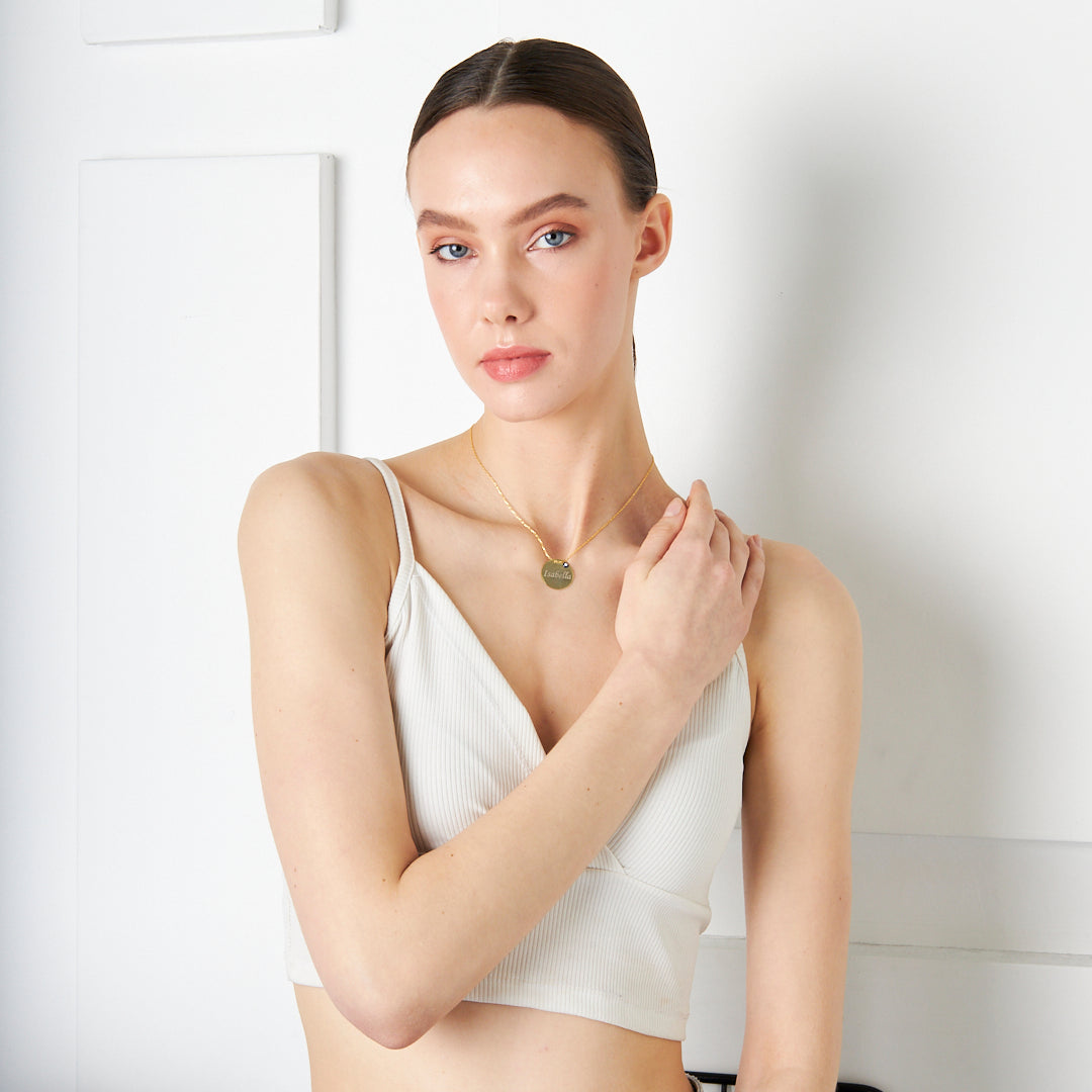 İsimli Plaka Nazar Kolye - 925 GÜMÜŞ