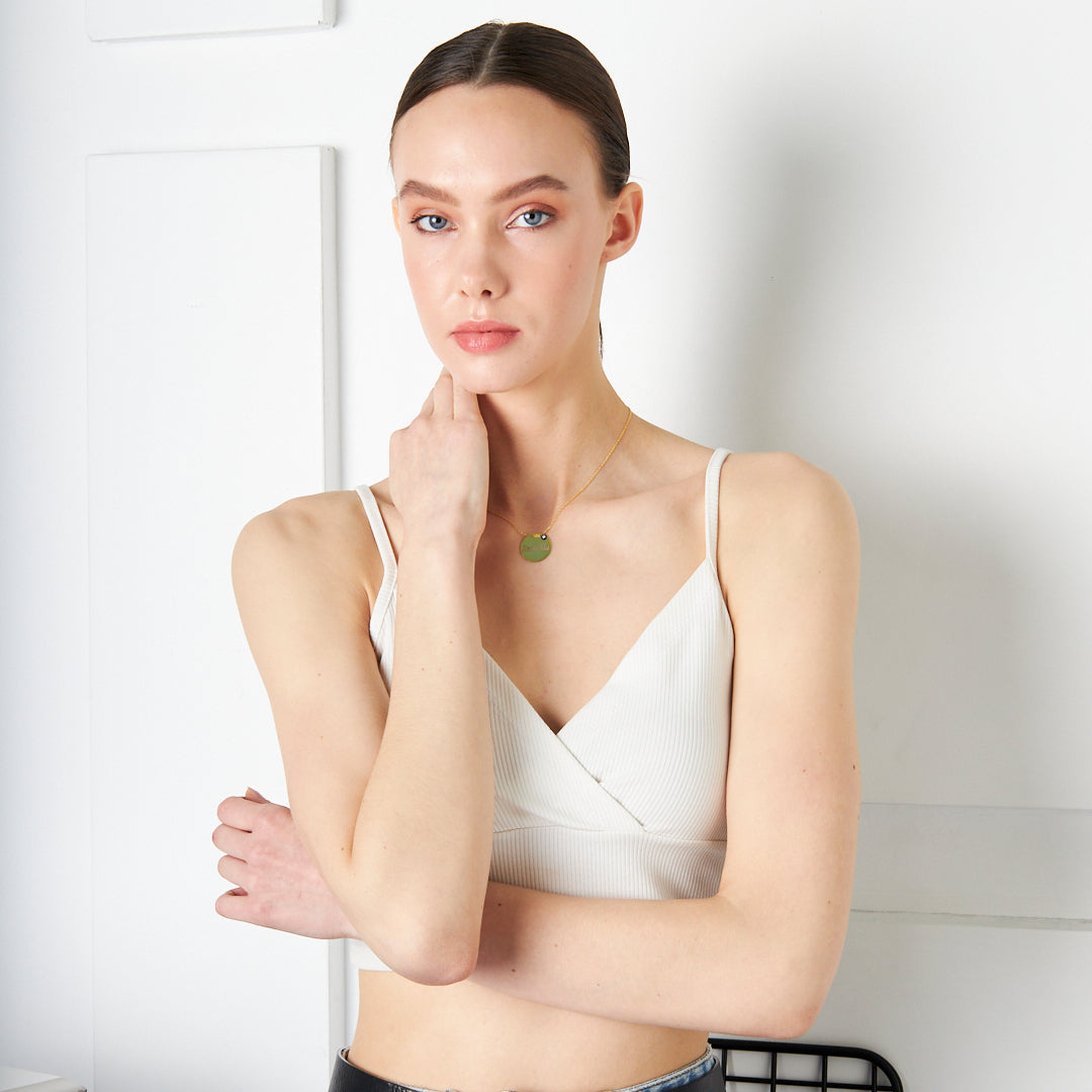 İsimli Plaka Nazar Kolye - 925 GÜMÜŞ