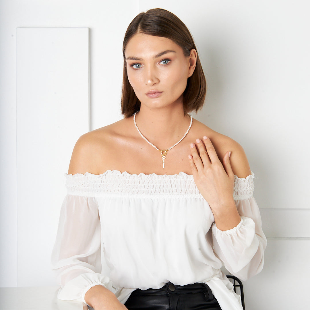 İsimli Denizci Kilit Kolye - 925 GÜMÜŞ