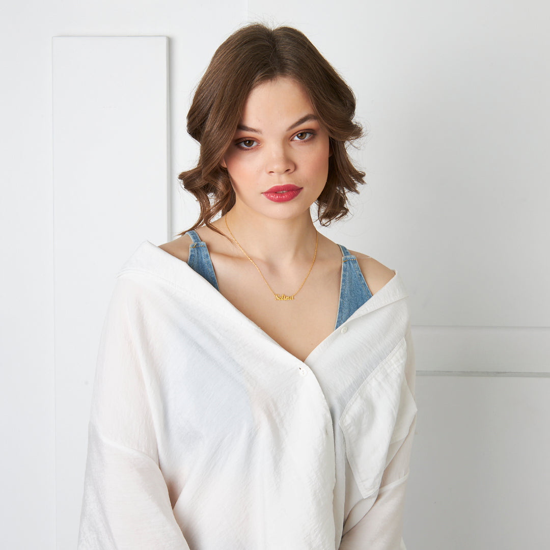 İsimli Kişiye Özel Kolye - 925 GÜMÜŞ