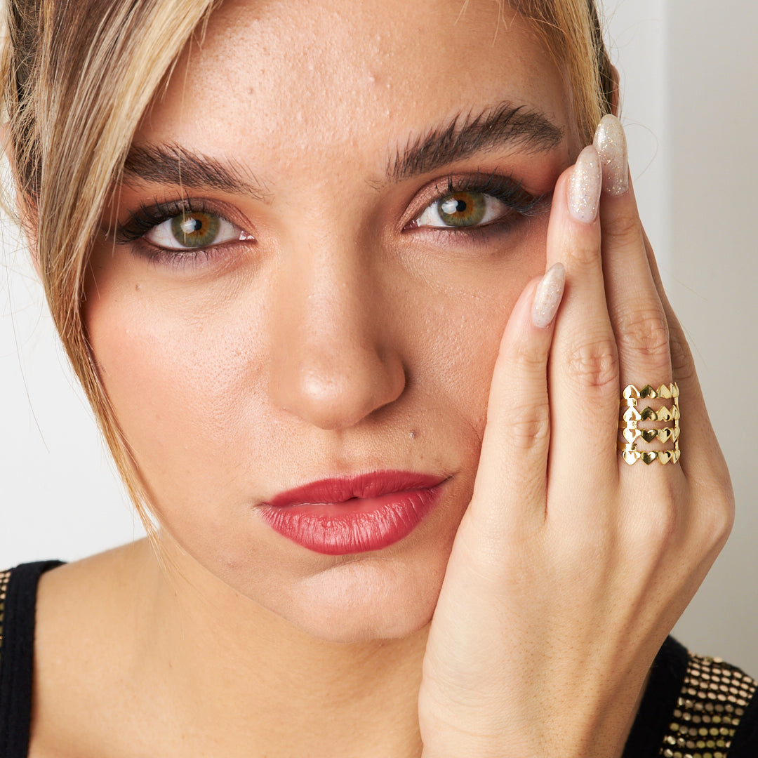 Kalpli Dalga Yüzük - 925 GÜMÜŞ