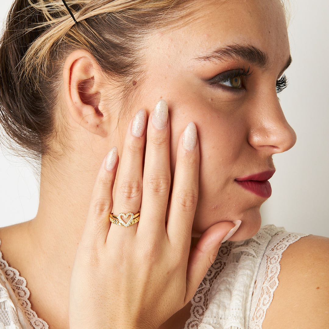 Kalpli Taşlı Kolye - 925 GÜMÜŞ