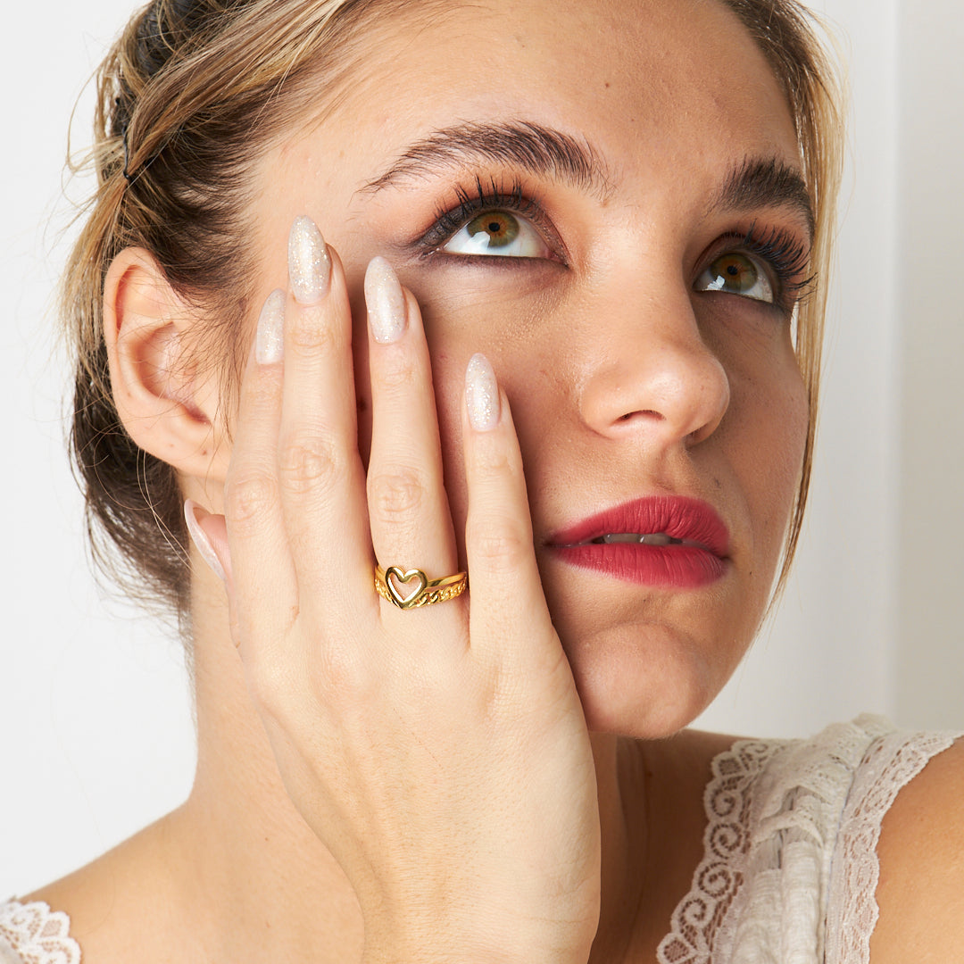 Zarif Kalpli Yüzük - 925 GÜMÜŞ