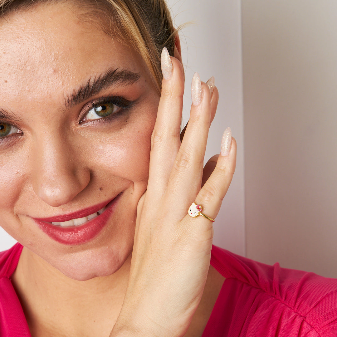 Hello Kity Yüzük - 925 GÜMÜŞ