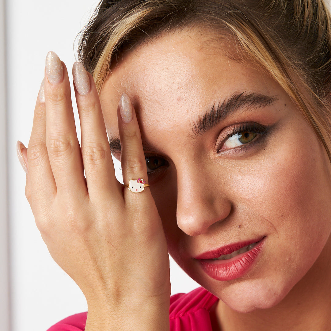 Hello Kity Yüzük - 925 GÜMÜŞ