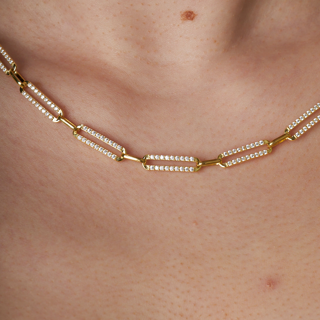 Çapa Zirkon Kolye - 925 GÜMÜŞ