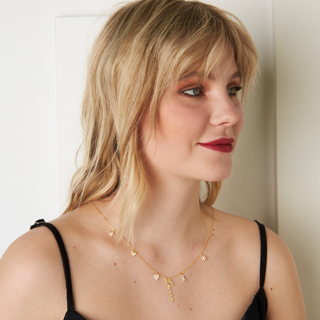 Charm İmza Kolye - 925 GÜMÜŞ