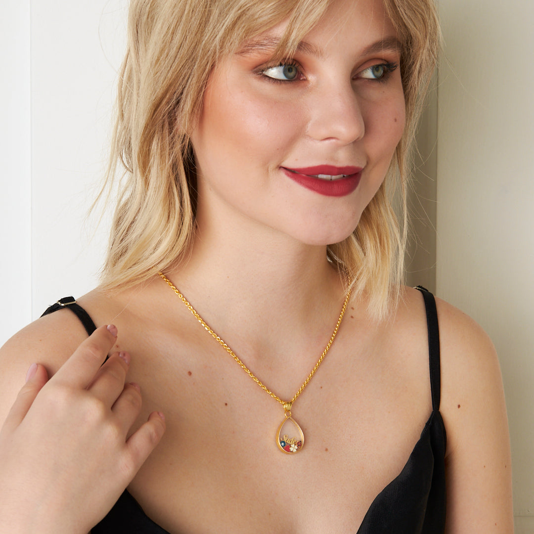 İsimli Şans Kolye - 925 GÜMÜŞ