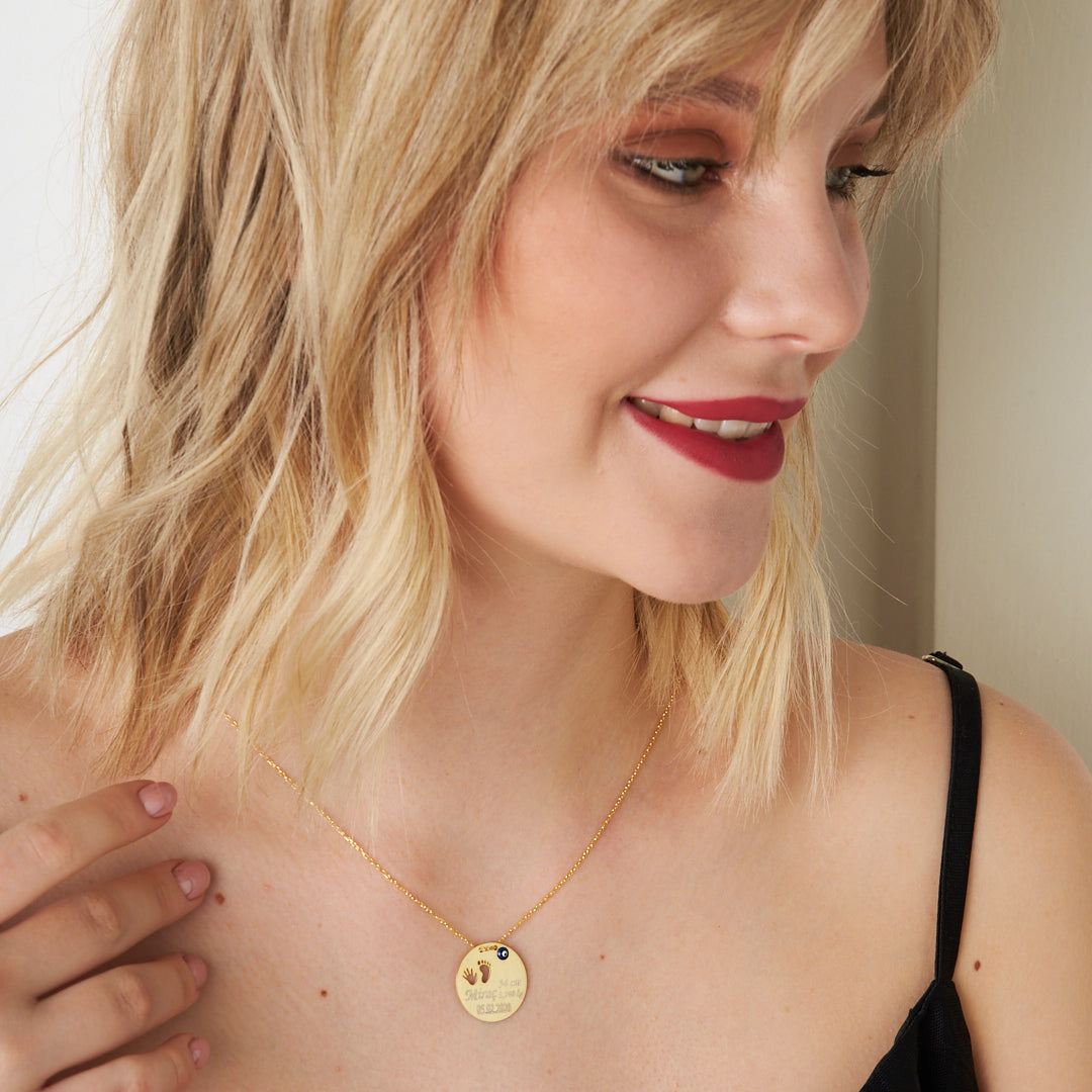 Nazar İlk Adım Yenidoğan Kolye - 925 GÜMÜŞ