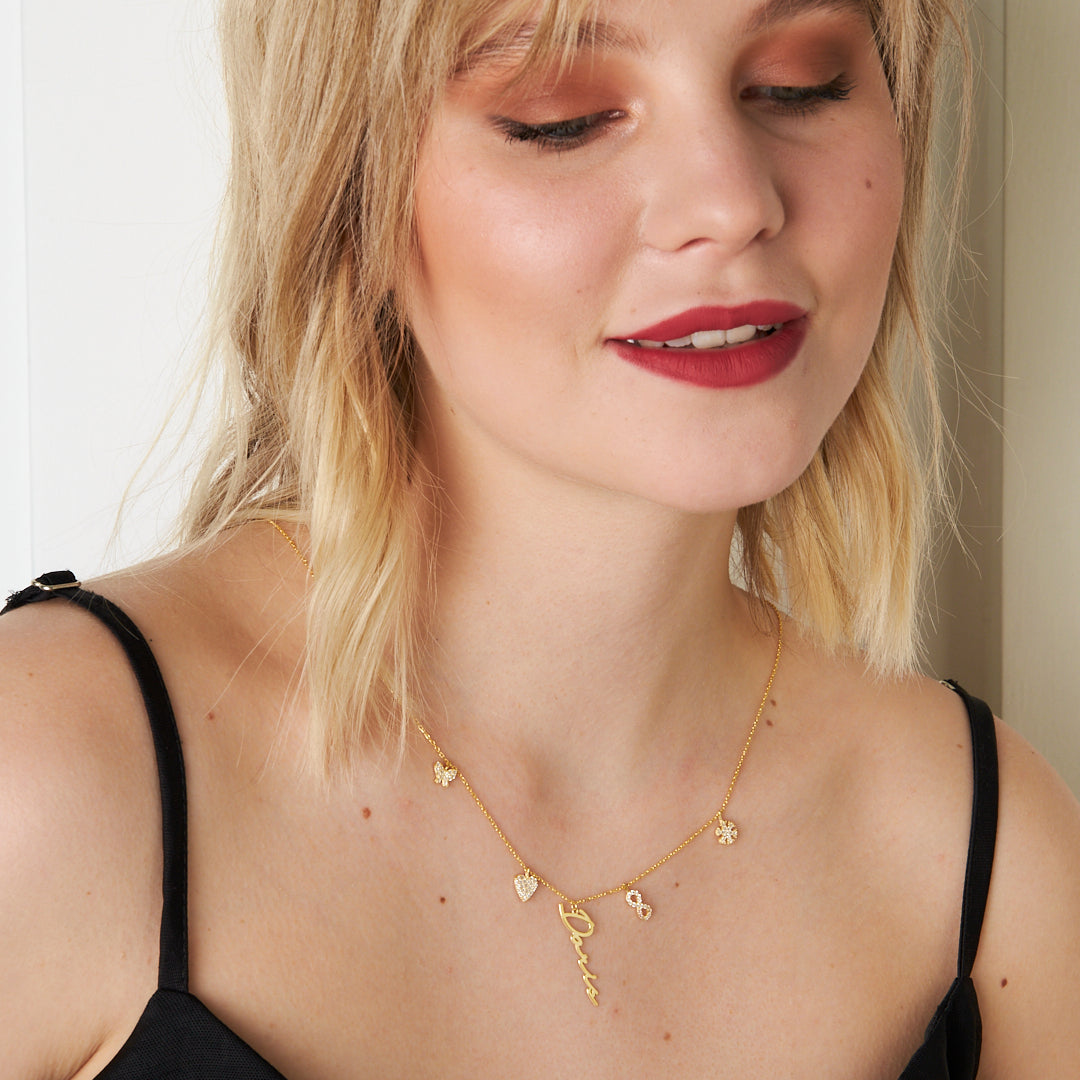 Charm İmza Kolye - 925 GÜMÜŞ