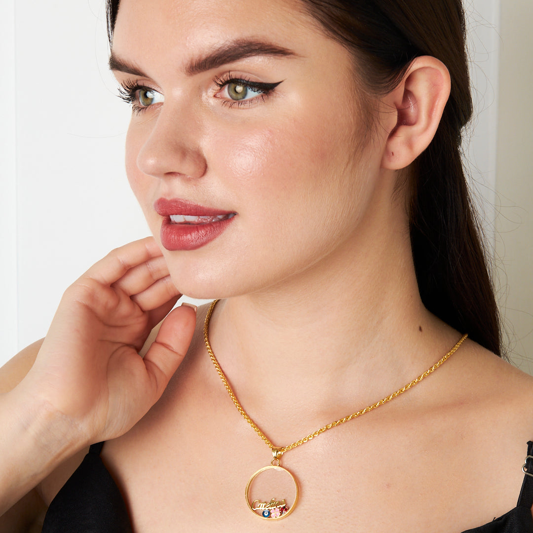 Şanslı İsim Kolye - 925 GÜMÜŞ