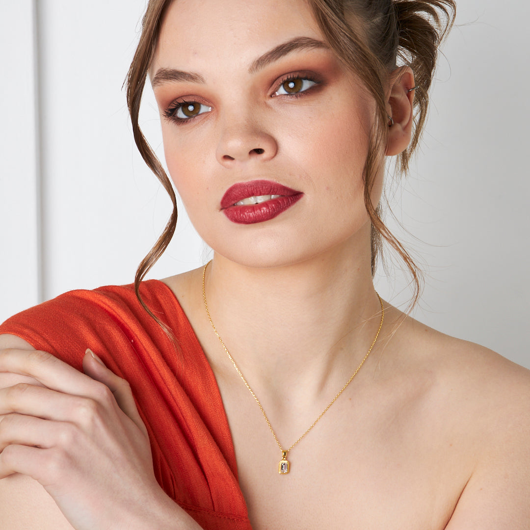 Baget Pus Kolye - 925 GÜMÜŞ