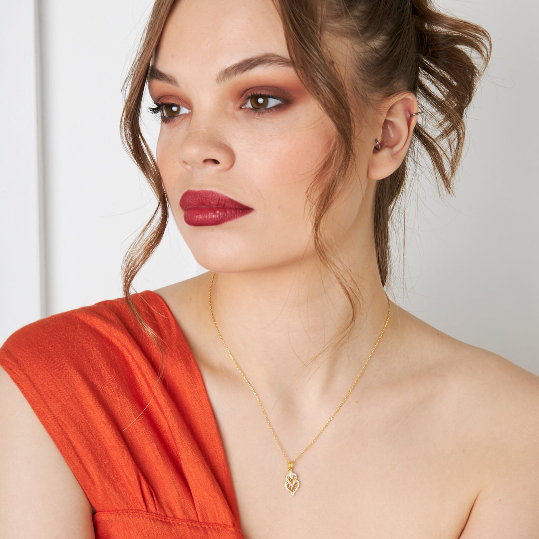 Sürekli Kalp Kolye - 925 GÜMÜŞ