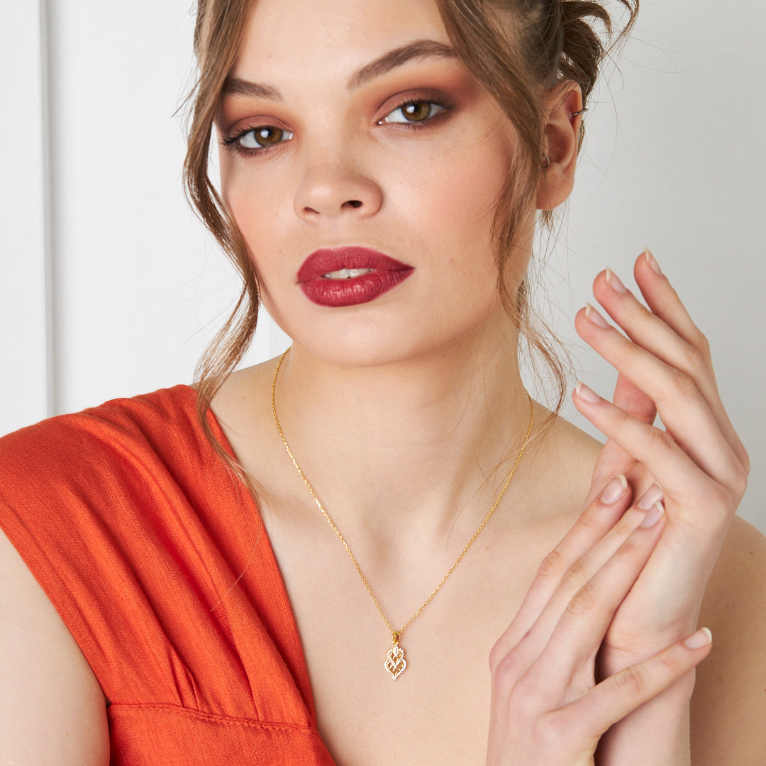 Sürekli Kalp Kolye - 925 GÜMÜŞ