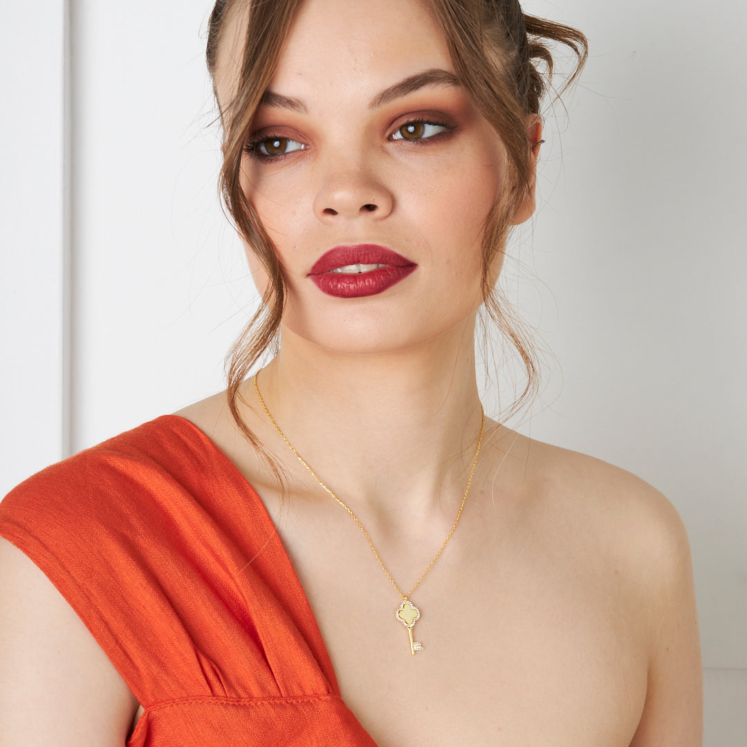 Anahtar Kolye - 925 GÜMÜŞ