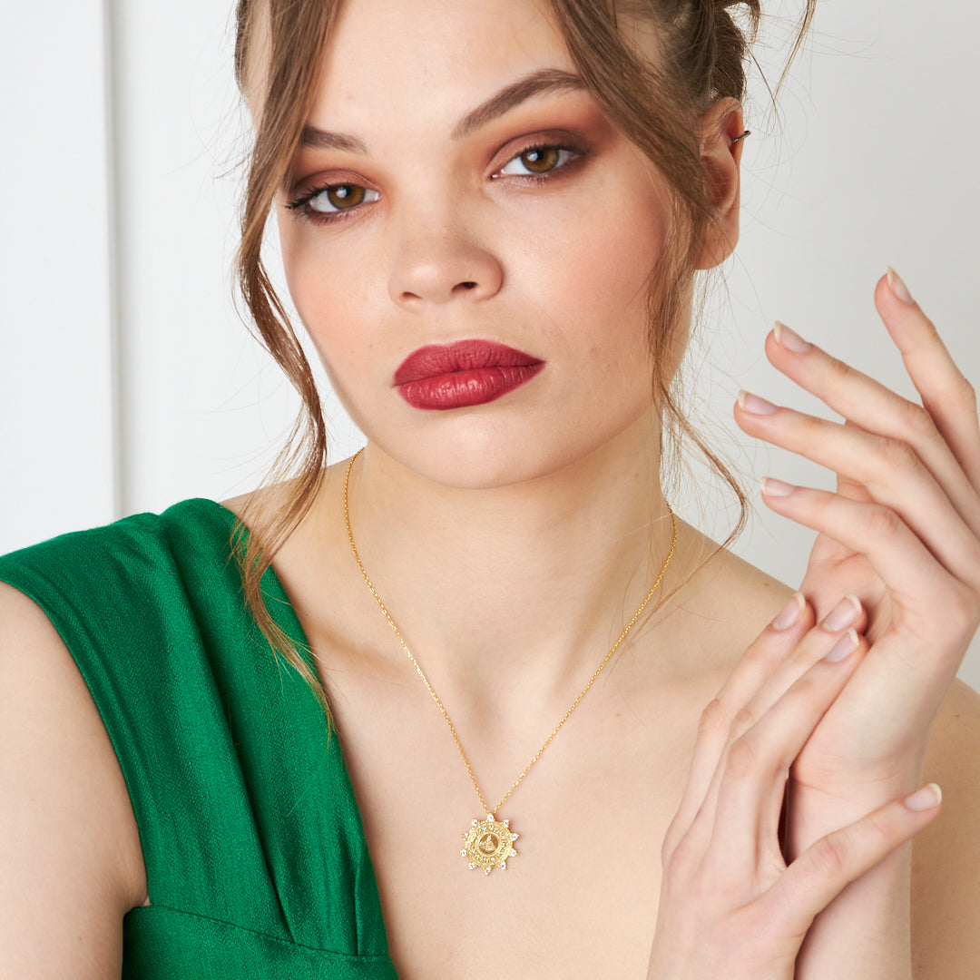 Osmanlı Yıldızı Kolye - 925 GÜMÜŞ