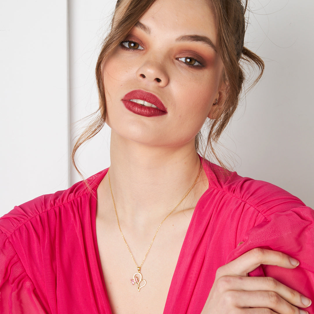 Aşk Kelebek Kolye - 925 GÜMÜŞ