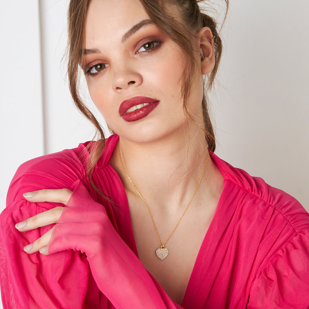 Küçük Kalp Kolye - 925 GÜMÜŞ