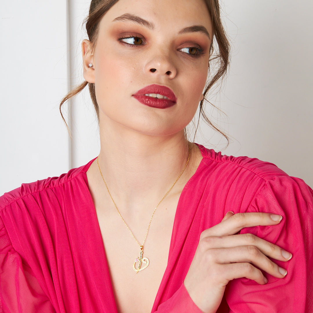 Elif Vav Kolye - 925 GÜMÜŞ