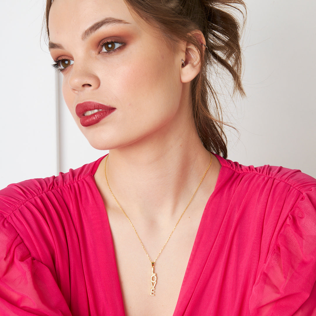 Love Kolye - 925 GÜMÜŞ