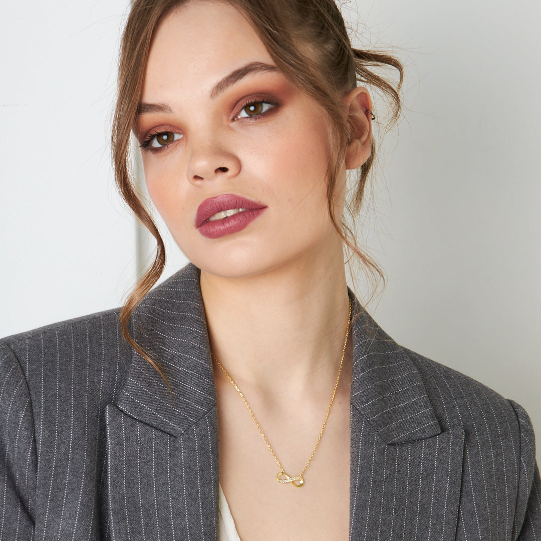 Yatay Baget Kolye - 925 GÜMÜŞ