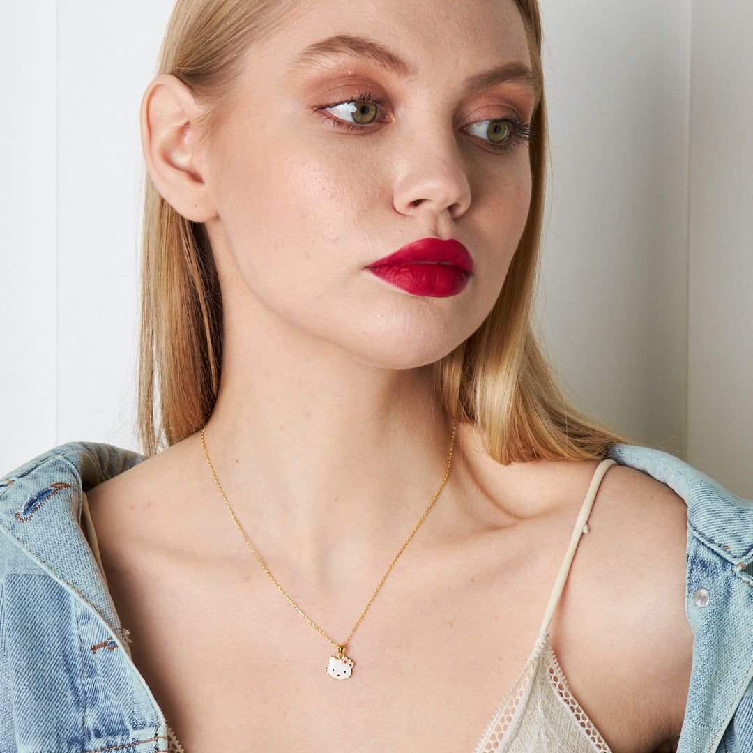 Hello Kity Kolye - 925 GÜMÜŞ