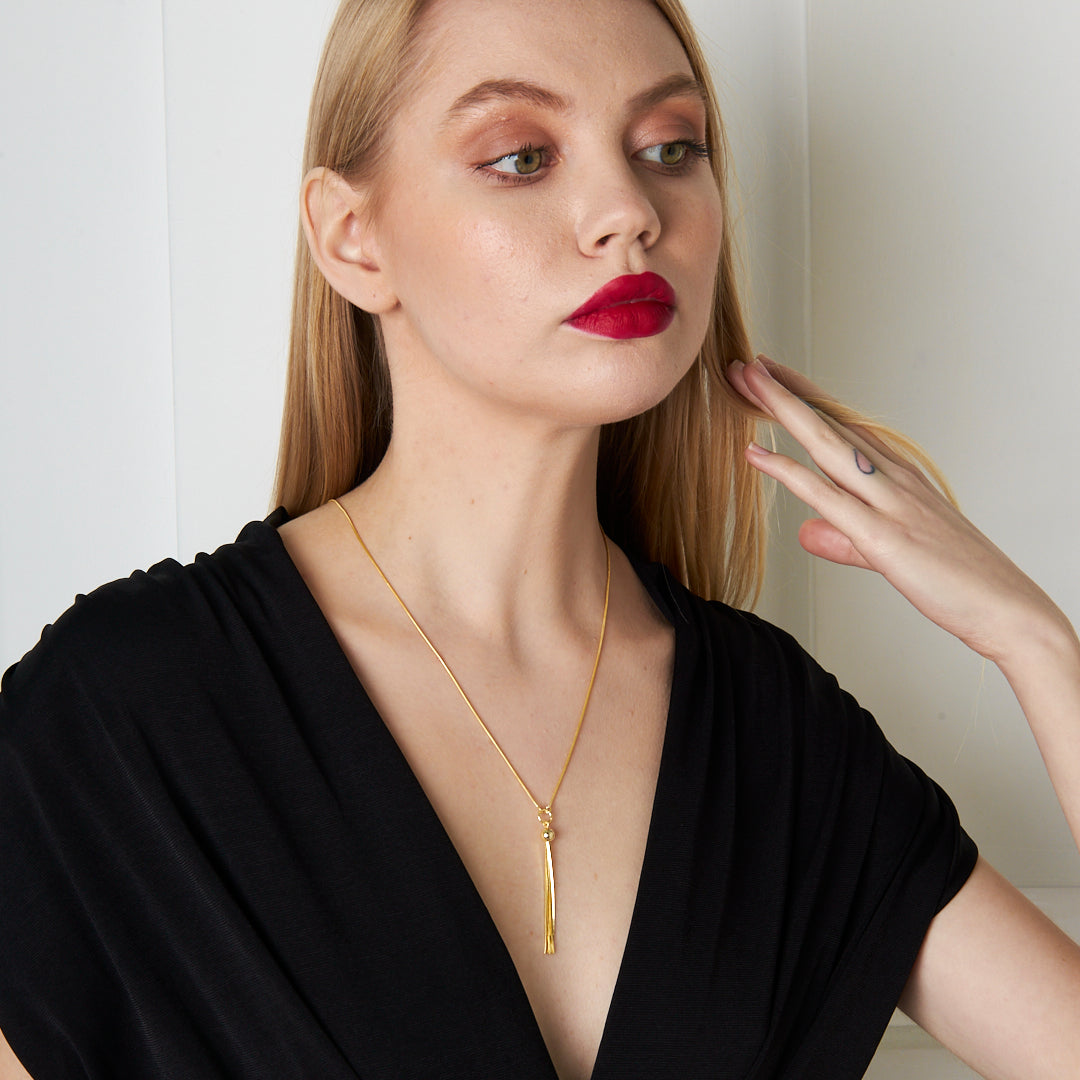 Püsküllü Zincir - 925 GÜMÜŞ