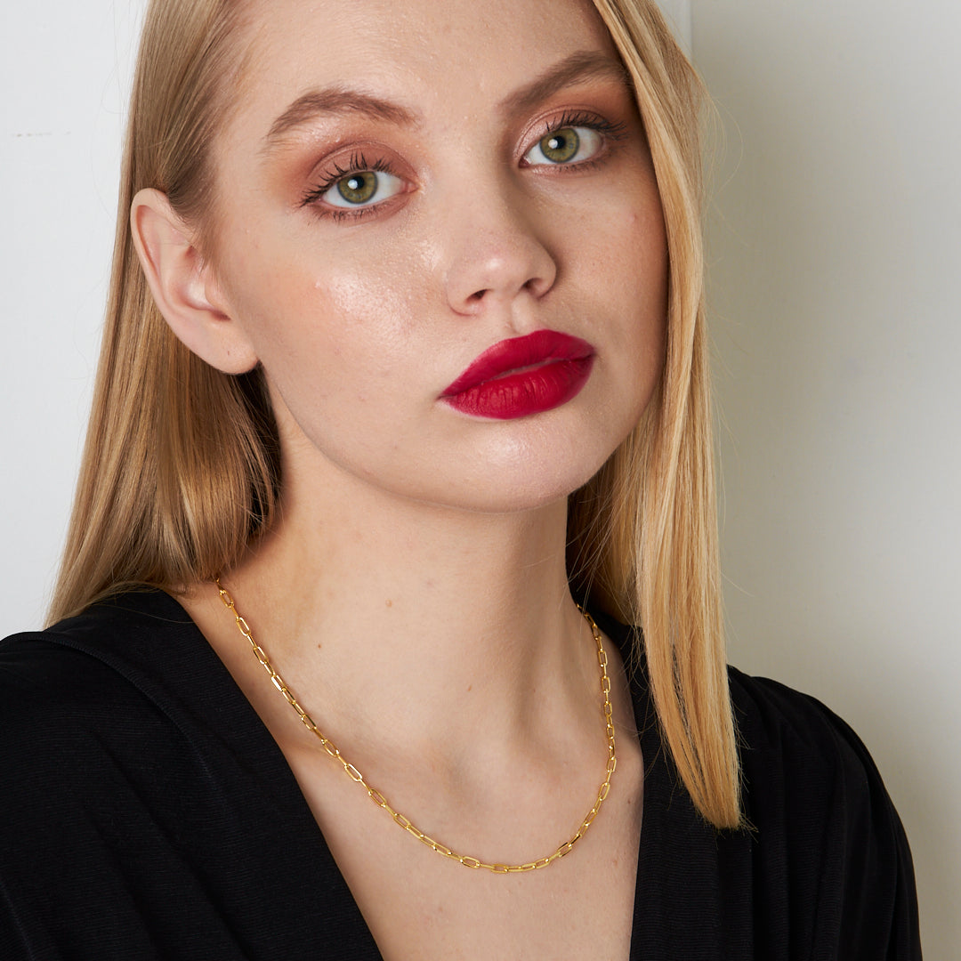 Ataç Zincir Kolye - 925 GÜMÜŞ