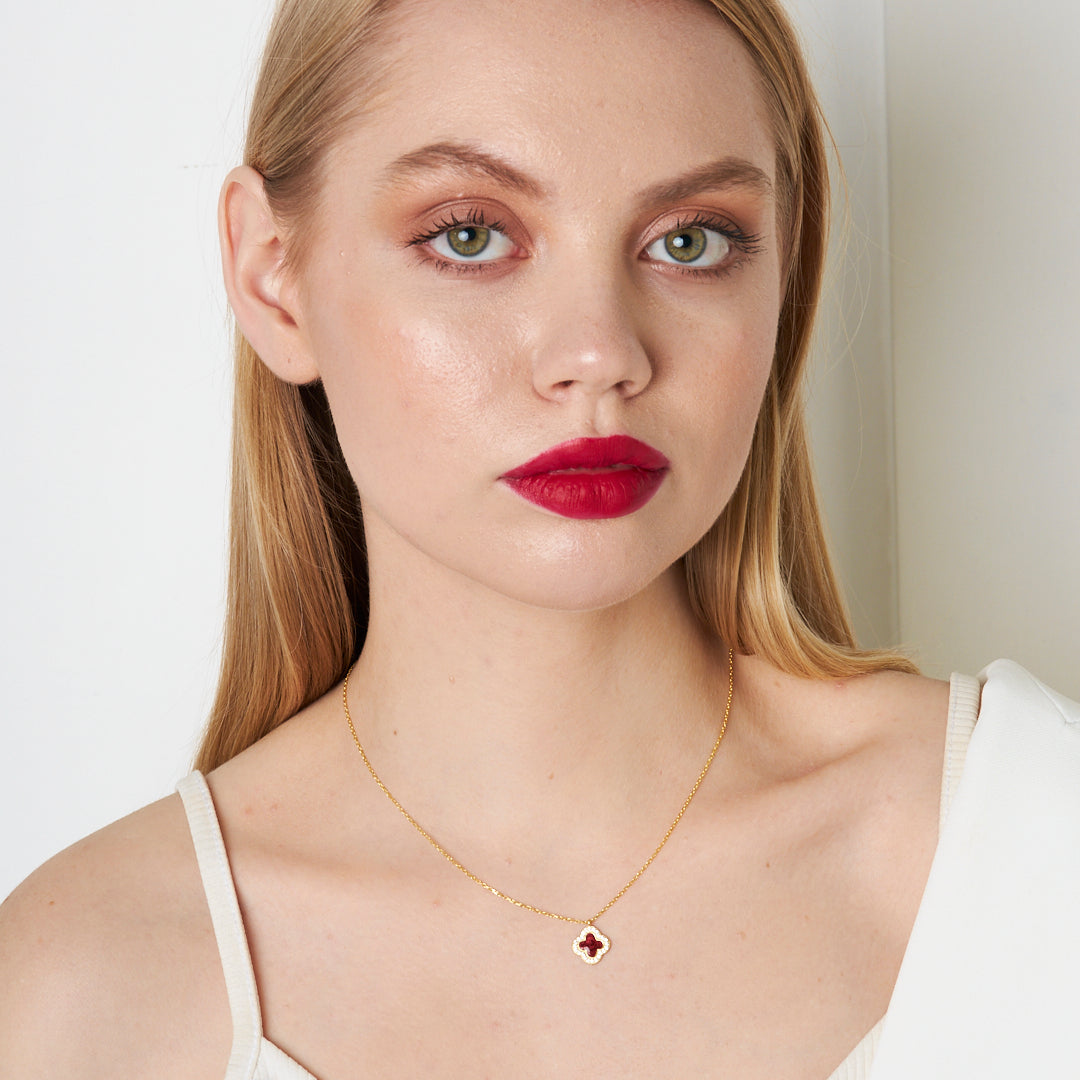 Yonca Kolye - 925 GÜMÜŞ