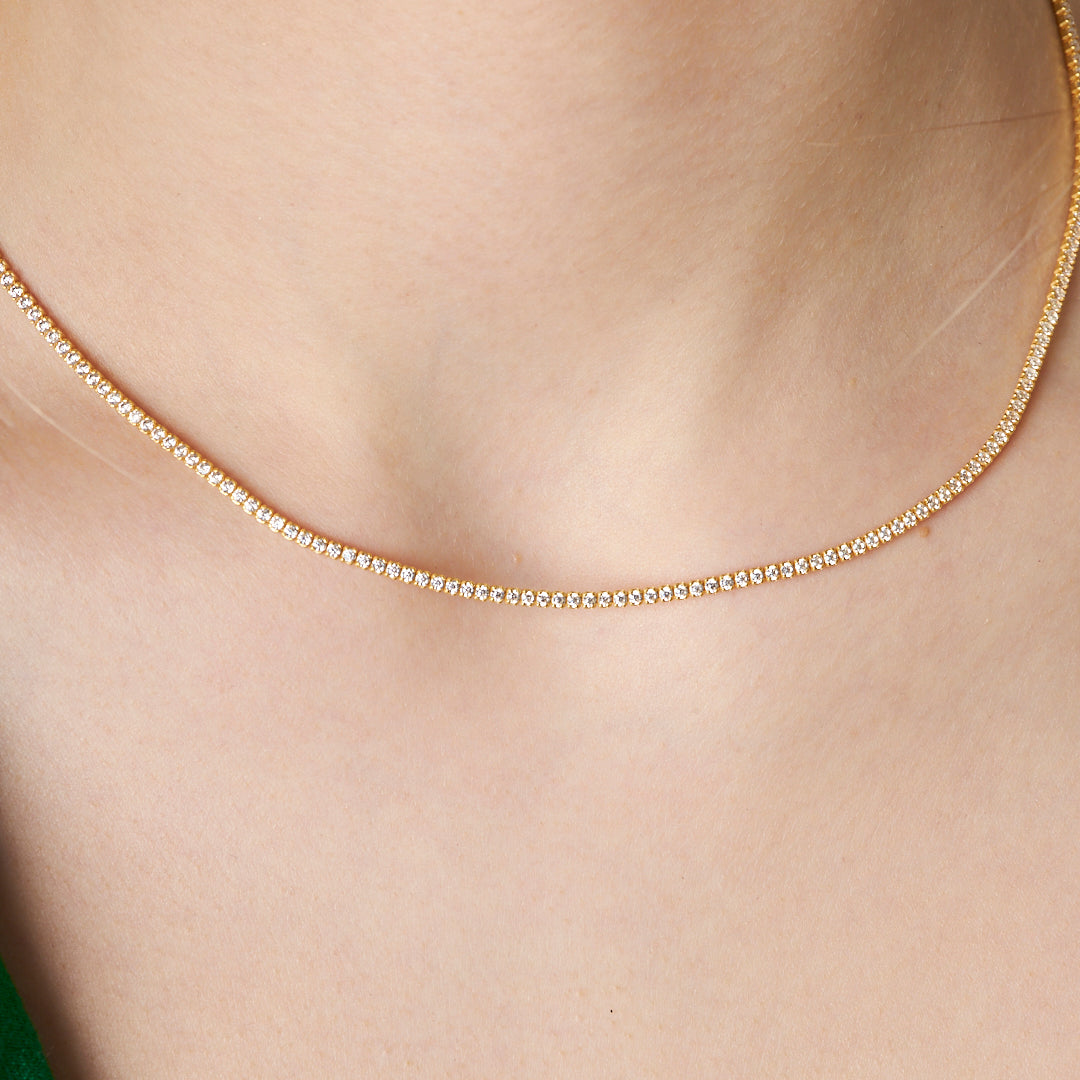 Su Yolu Zincir Kolye - 925 GÜMÜŞ