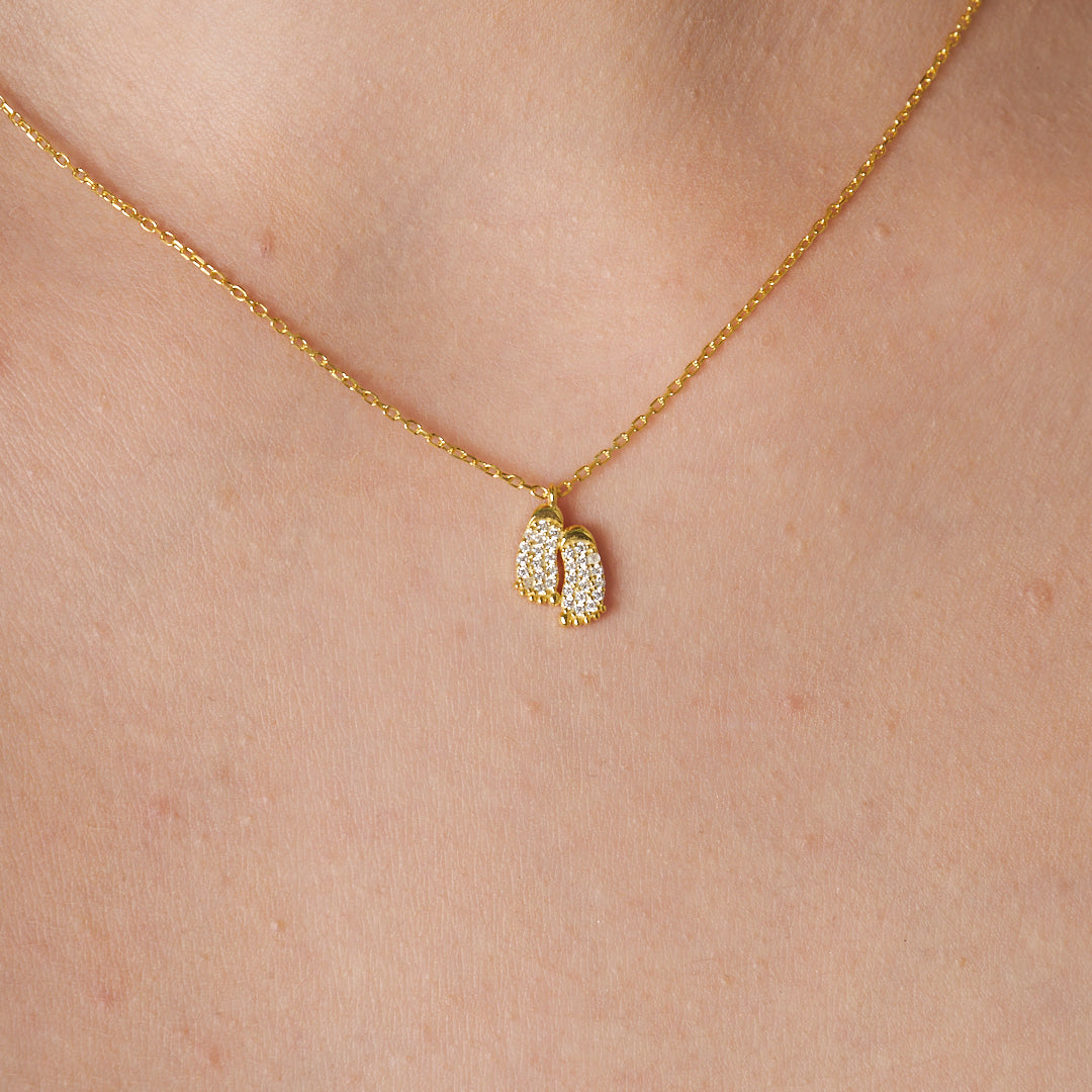 Ayak Kolye - 925 GÜMÜŞ