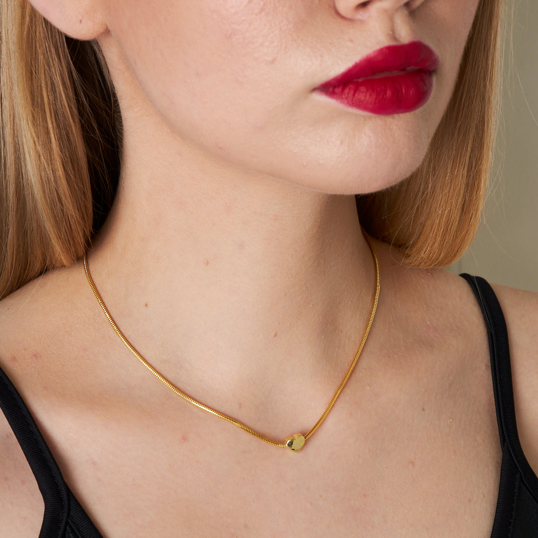 Kalp Zincir Kolye - 925 GÜMÜŞ