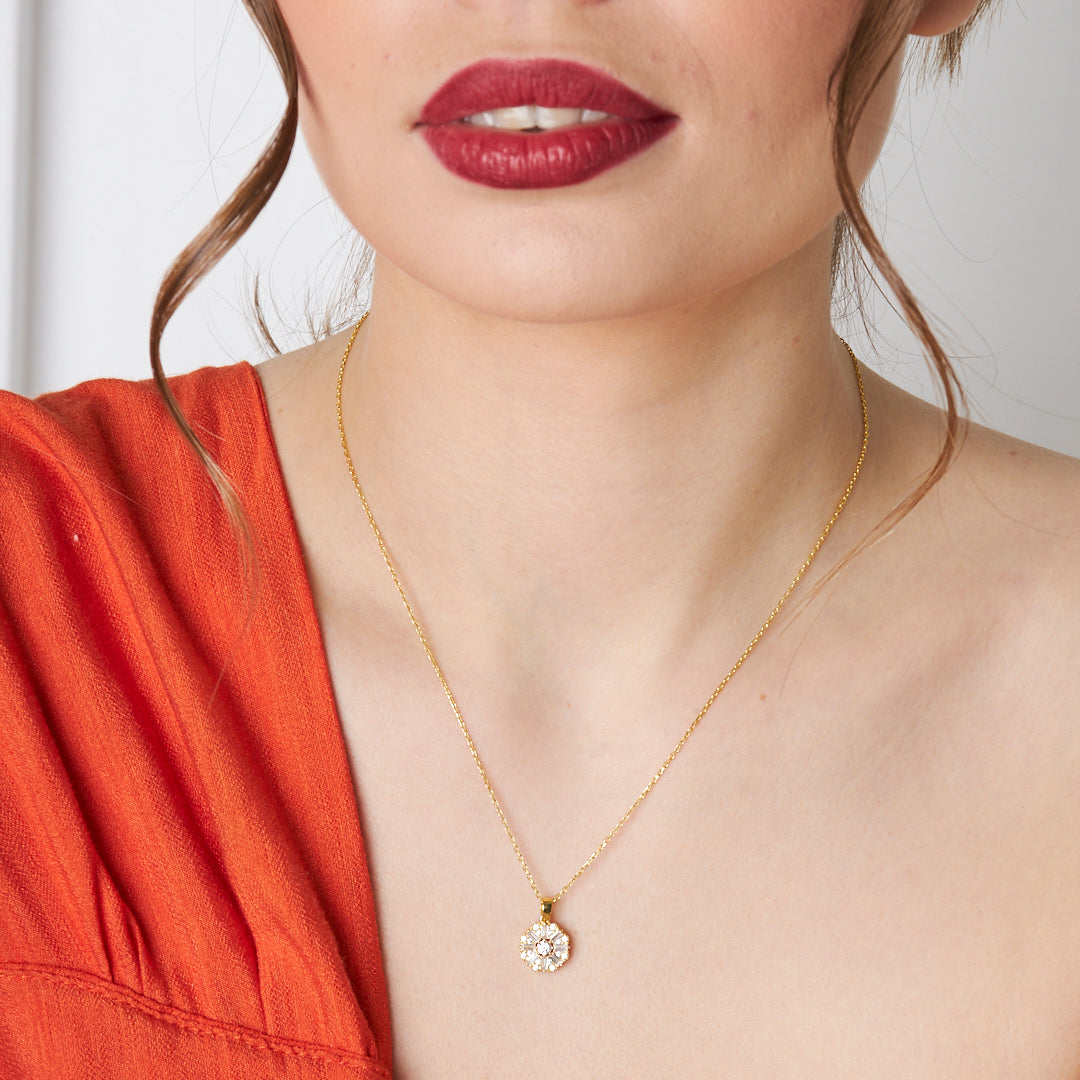 Baget Tekerlek Kolye - 925 GÜMÜŞ