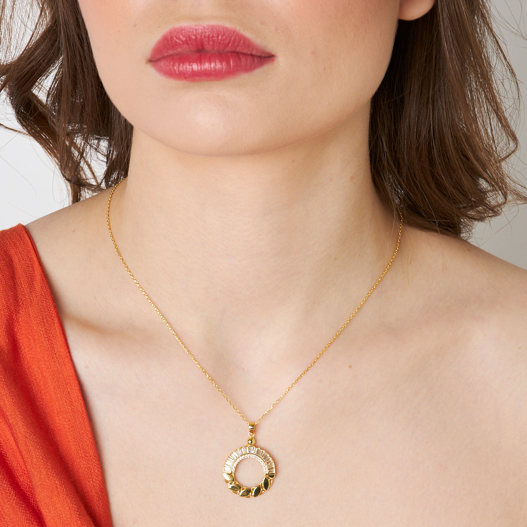 Çerçeve Kolye - 925 GÜMÜŞ