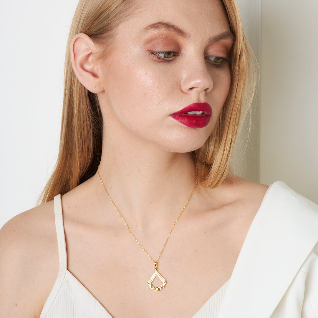 İki Taraflı Yaka - 925 GÜMÜŞ