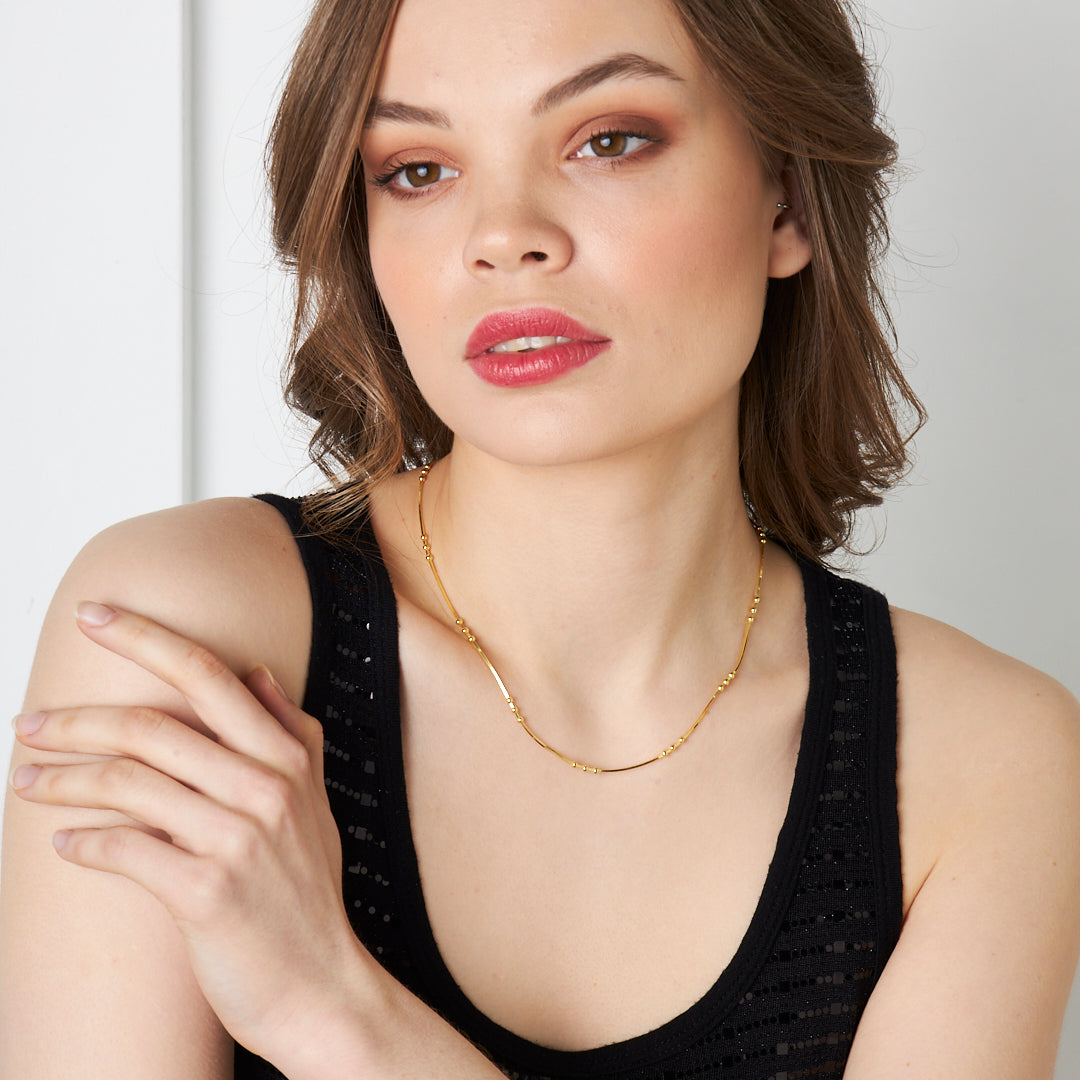 Dorica Toplu Zincir Kolye - 925 GÜMÜŞ