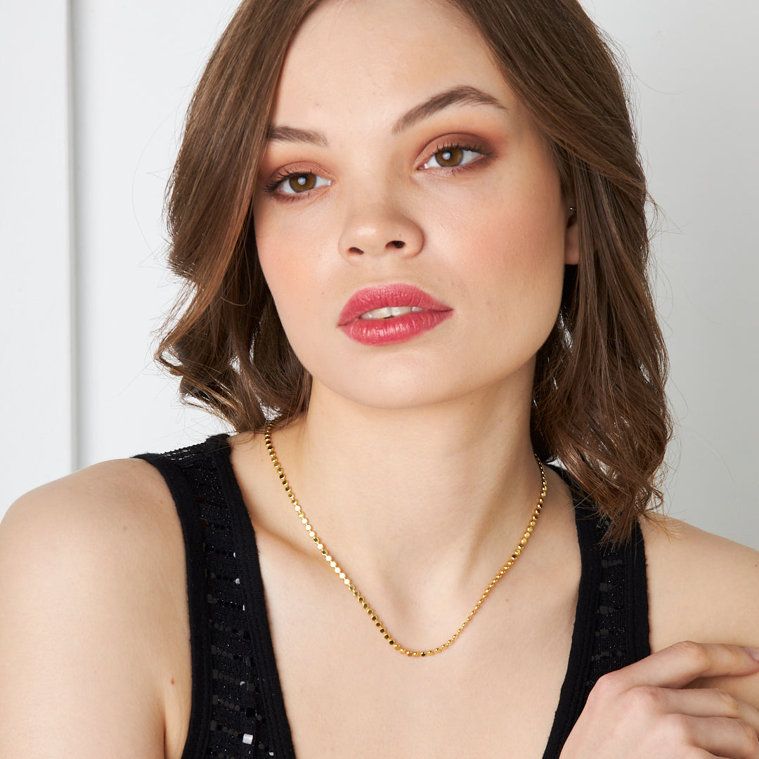 Taç Zincir Kolye - 925 GÜMÜŞ