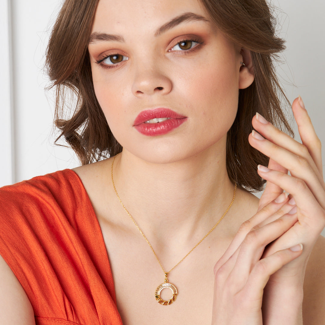 Çerçeve Kolye - 925 GÜMÜŞ